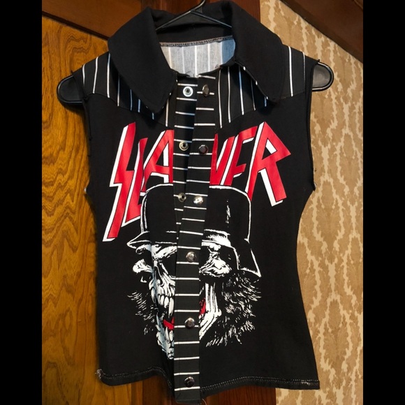 Original Toxic Vision Slayer thrash metal vest - Picture 8 of 10